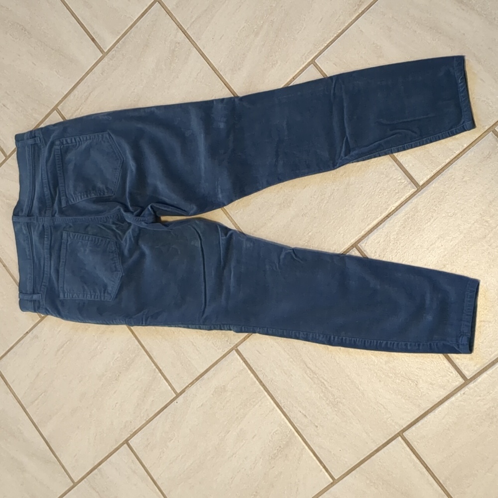 Loft Wedgewood Blue Corduroy Skinny Pants 28/6P - Picture 3 of 12